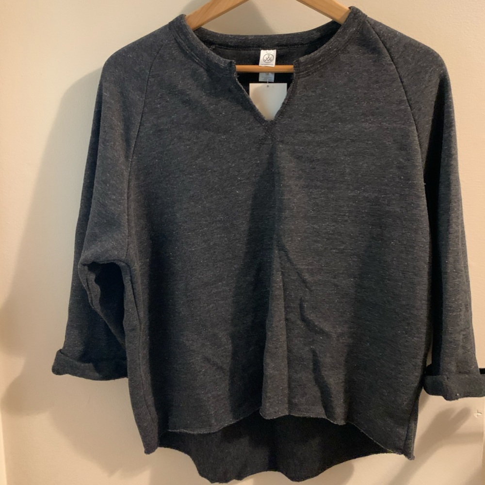 Sustainably Produced Long Sleeve V Neck Sweater
